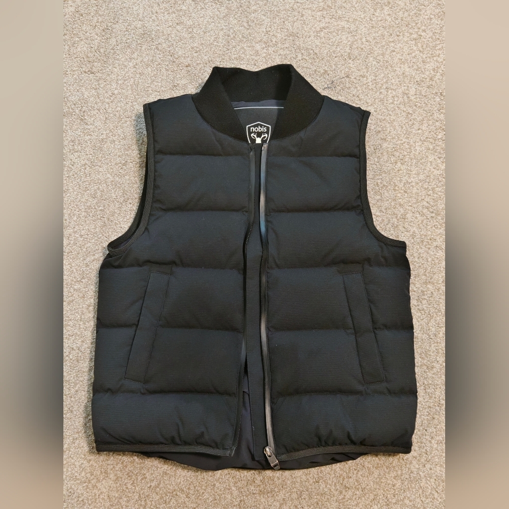 Nobis Black Down Vest Kid's M